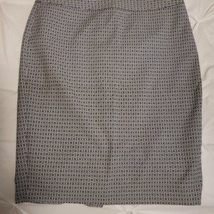 The Limited Blue/White Pencil Skirt